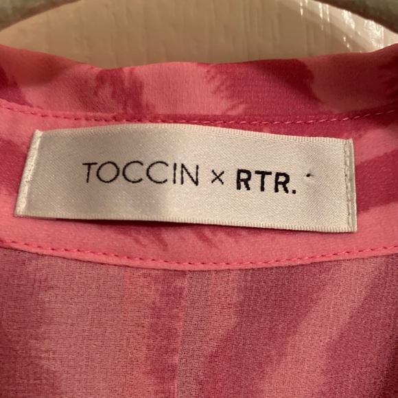 TOCCIN X RTR Pink Zebra Print Ruffle Valentine’s Dress - Picture 3 of 7